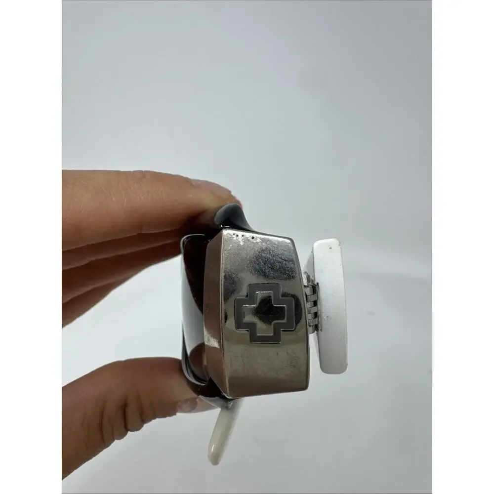 Spy+ Optics ABBEY Black White Rectangle Sunglasses - Picture 3 of 11